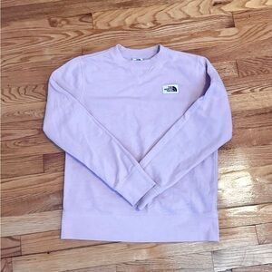 The North Face dusty rose pink crew neck sweater